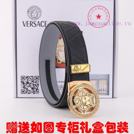 Belt Versace Ver... ️ Automatic deductionBelt made of 100% head layer cowhide, automatically s6ra4jk2