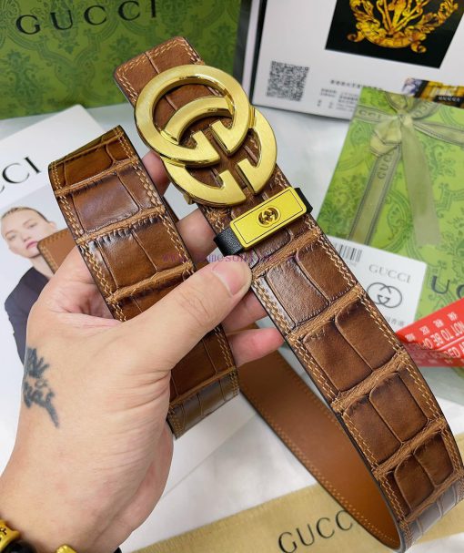 Belt Gucci Gucci's top tier replicaGucci belt 100% top layer cowhide, ensuring genuine leath 9nf85f5l - Image 4