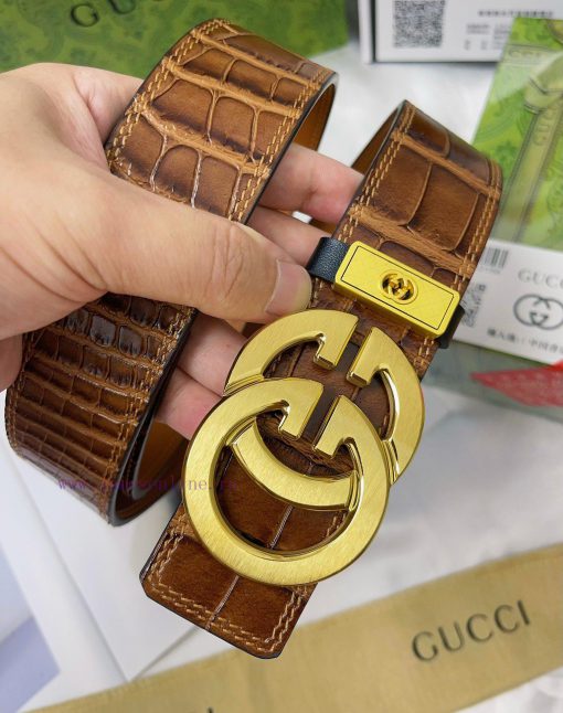 Belt Gucci Gucci's top tier replicaGucci belt 100% top layer cowhide, ensuring genuine leath 9nf85f5l - Image 8