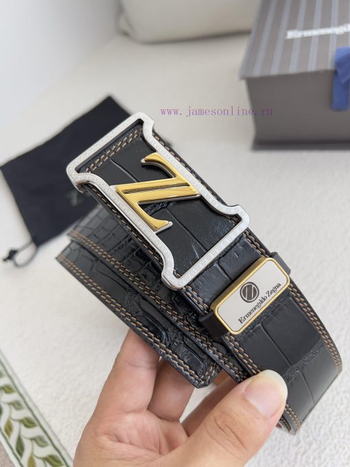 Jenny Ermenegido Zelma. Belt and beltPure steel material buckle, top layer cowhide buckle wi sg8be48y - Image 4