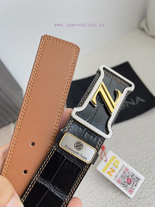 Jenny Ermenegido Zelma. Belt and beltPure steel material buckle, top layer cowhide buckle wi sg8be48y - Image 8