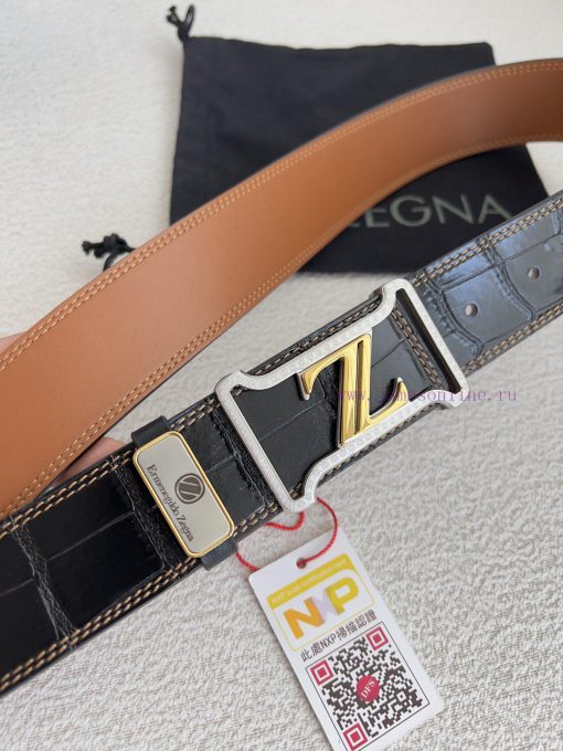 Jenny Ermenegido Zelma. Belt and beltPure steel material buckle, top layer cowhide buckle wi ydm6in2n - Image 5