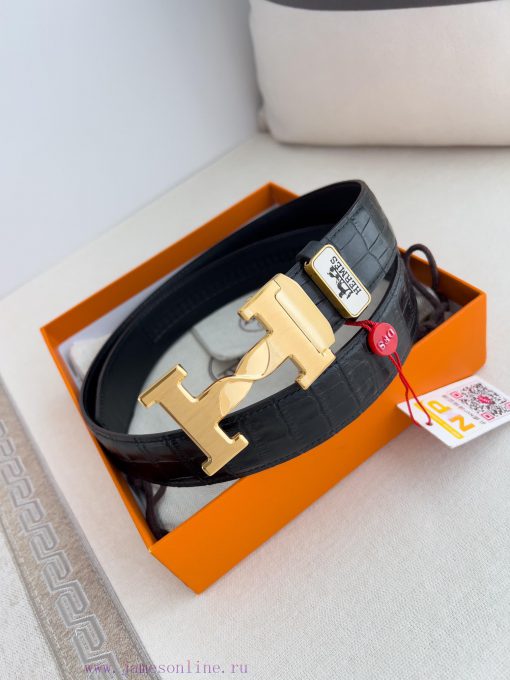 Hermes Her.. Mes ️ Automatic belt buckle waist beltAutomatic buckle, made of pure steel mate o4jyy3eh - Image 2