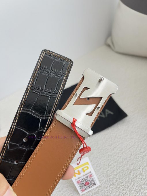 Jenny Ermenegido Zelma. Belt and beltPure steel material buckle, top layer cowhide buckle wi ydm6in2n - Image 6