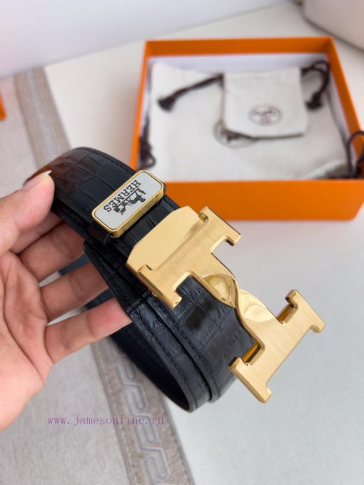 Hermes Her.. Mes ️ Automatic belt buckle waist beltAutomatic buckle, made of pure steel mate o4jyy3eh - Image 3