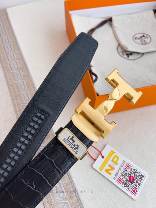 Hermes Her.. Mes ️ Automatic belt buckle waist beltAutomatic buckle, made of pure steel mate o4jyy3eh - Image 7