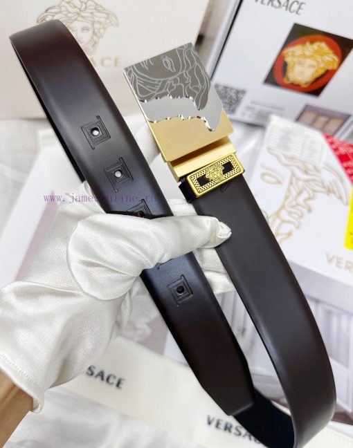 Belt Versace Versace Top RemakeThe waistband is made of 100% imported top layer cowhide, ens kbng82bu - Image 8