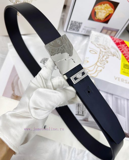 Belt Versace Versace Top RemakeThe waistband is made of 100% imported top layer cowhide, ens kbng82bu - Image 9