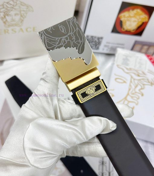 Belt Versace Versace Top RemakeThe waistband is made of 100% imported top layer cowhide, ens 7ko9qq7c - Image 9