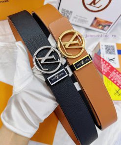 Belt LV Louis Vuitton's top tier replicaThe waistband is made of 100% head layer cowhide, en h0vi73tw