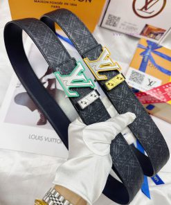 Belt LV Louis Vuitton's top tier replicaThe waistband is made of 100% head layer cowhide, en fntx27o1