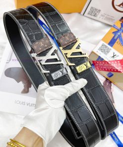 Belt LV Louis Vuitton's top tier replicaThe waistband is made of 100% imported original cowh ugum2320