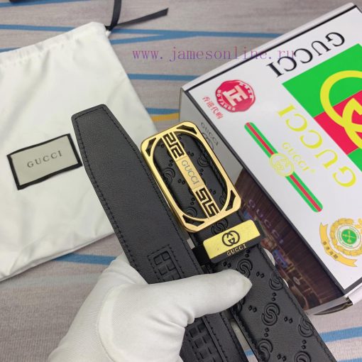 Gucci. Gucci automatic beltMaterial: Leather Belt with 100% Head Layer. The leather belt is jrlouhw6 - Image 7