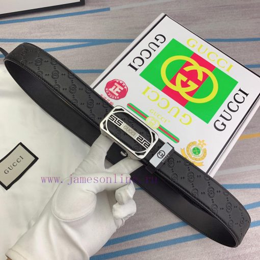 Gucci. Gucci automatic beltMaterial: Leather Belt with 100% Head Layer. The leather belt is 9umkynzi - Image 3