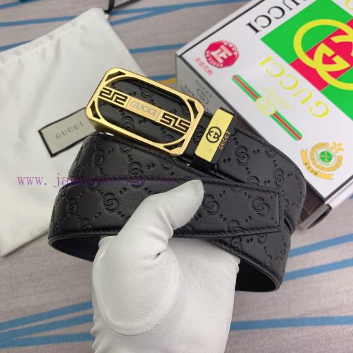 Gucci. Gucci automatic beltMaterial: Leather Belt with 100% Head Layer. The leather belt is x1ni15db - Image 6