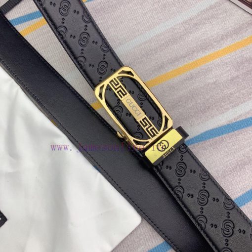 Gucci. Gucci automatic beltMaterial: Leather Belt with 100% Head Layer. The leather belt is x1ni15db - Image 7