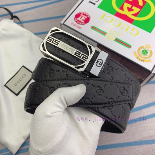 Gucci. Gucci automatic beltMaterial: Leather Belt with 100% Head Layer. The leather belt is jrlouhw6 - Image 10