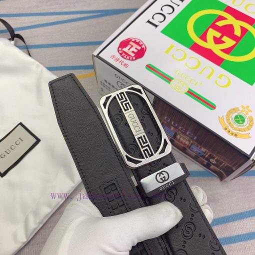 Gucci. Gucci automatic beltMaterial: Leather Belt with 100% Head Layer. The leather belt is 9umkynzi - Image 8