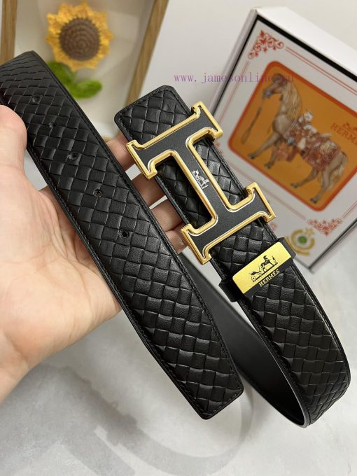 Hermes Hermès  Material: Leather Belt with 100% Head Layer. The leather belt is guaranteed t 05yy6v5x - Image 6