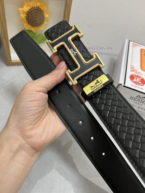 Hermes Hermès  Material: Leather Belt with 100% Head Layer. The leather belt is guaranteed t tlwyxfhy - Image 9
