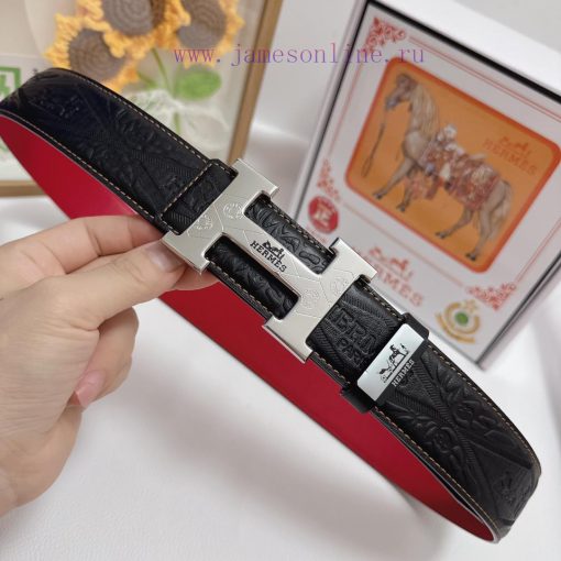 Hermes Hermès  Material: Leather Belt with 100% Head Layer. The leather belt is guaranteed t vua8fzgd - Image 6