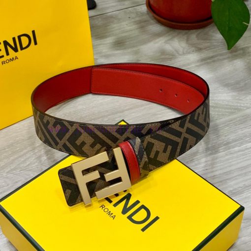 Comes with a complete gift boxFENDI style, width 4.0CM, double ring front and back waist bel 7aq2kqyw - Image 2