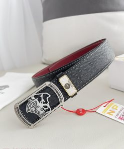 Versace. Versace Belt and BeltsHanging buckle, classic human head made of pure steel materia phlmmn9l