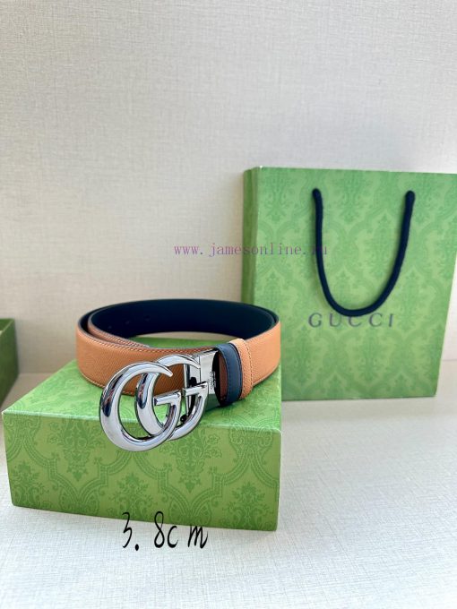 The width of the GUCCI series is 4.0cm, and the iconic double G steel buckle logo has been r dc5fba1h - Image 4