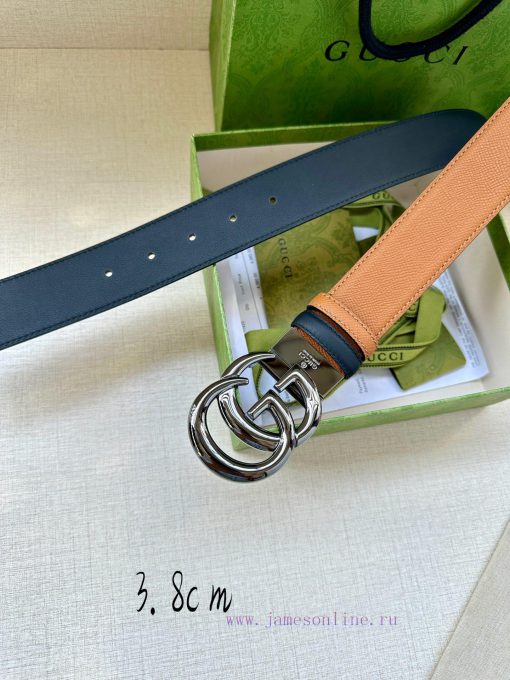 The width of the GUCCI series is 4.0cm, and the iconic double G steel buckle logo has been r dc5fba1h - Image 7