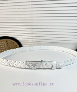 PRADA's magnificent leather belt exudes a simple and exquisite elegance, weaving a classic l xoe5vbxj