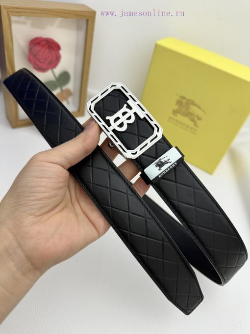 Burberry automatic beltMaterial: Leather Belt with 100% Head Layer. The leather belt is guar wijiky5e - Image 3