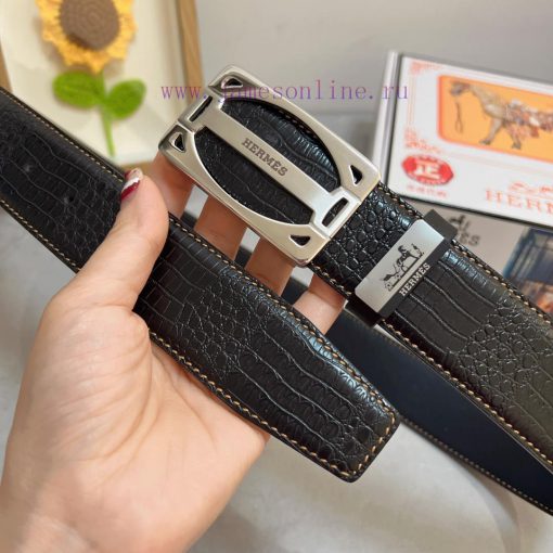 Hermes Hermès  Material: Leather Belt with 100% Head Layer. The leather belt is guaranteed t qqmzn6ae - Image 4