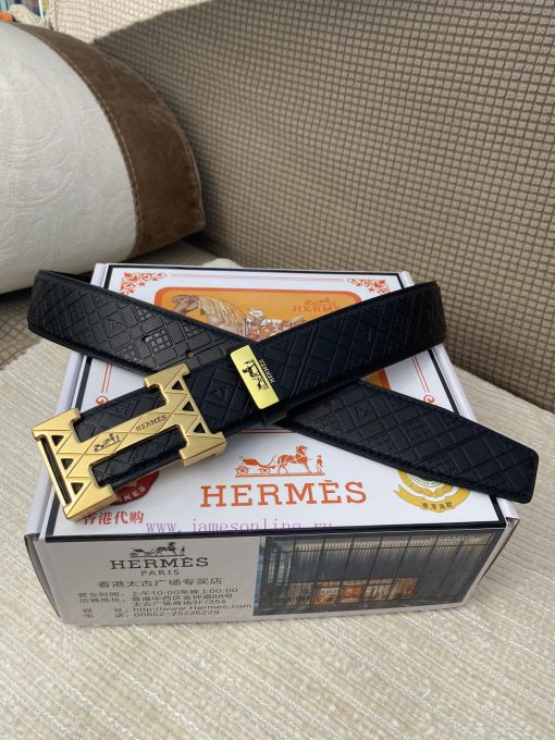 Hermes Hermès CMaterial: Leather Belt with 100% Head Layer. The leather belt is guaranteed t pd5lm0m6 - Image 4