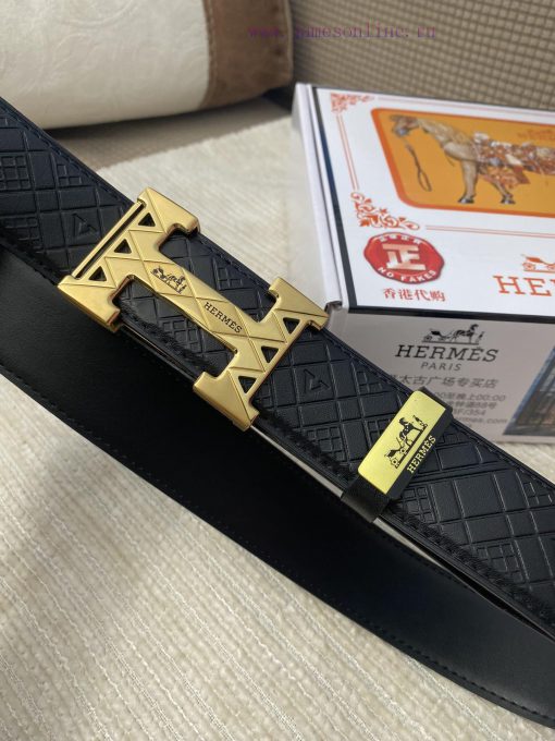 Hermes Hermès CMaterial: Leather Belt with 100% Head Layer. The leather belt is guaranteed t pd5lm0m6 - Image 8