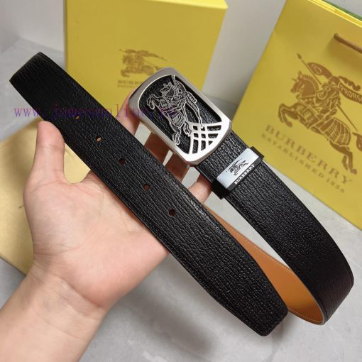BurberryMaterial: Leather Belt with 100% Head Layer. The leather belt is guaranteed to be ge yxzkn1ub - Image 3