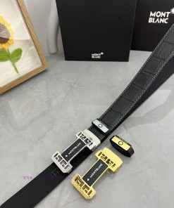 Montblanc Automatic BeltMaterial: Leather Belt with 100% Head Layer. The leather belt is gua bsin523z