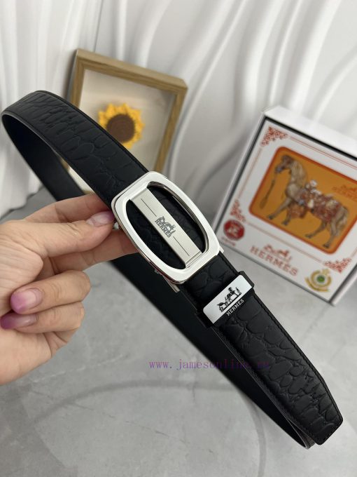 Hermes Herm è s automatic beltMaterial: Leather Belt with 100% Head Layer. The leather belt 71ubn7x0 - Image 4
