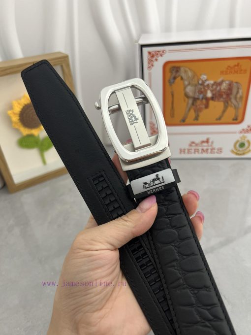 Hermes Herm è s automatic beltMaterial: Leather Belt with 100% Head Layer. The leather belt 71ubn7x0 - Image 6