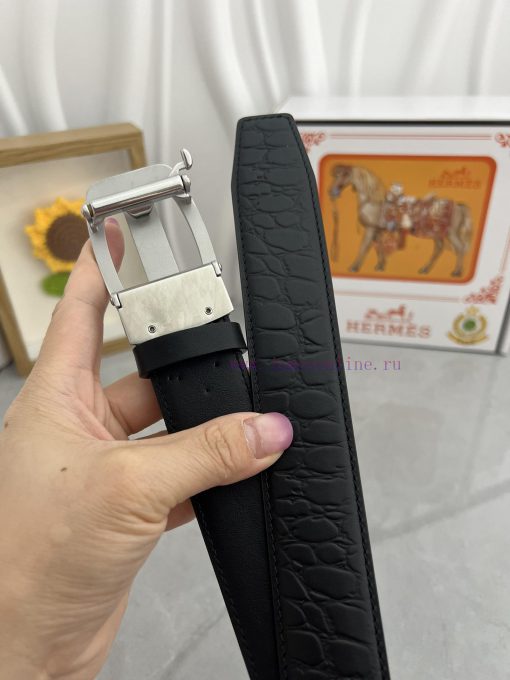Hermes Herm è s automatic beltMaterial: Leather Belt with 100% Head Layer. The leather belt 71ubn7x0 - Image 7