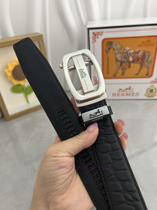 Hermes Herm è s automatic beltMaterial: Leather Belt with 100% Head Layer. The leather belt qaus0isc - Image 9