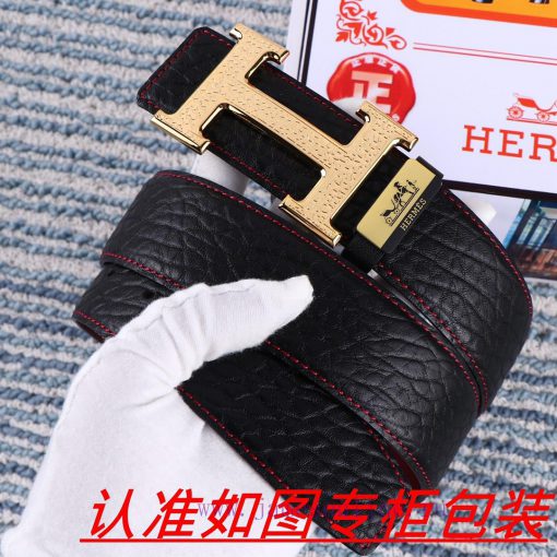 Hermes Belt ️ BeltThe material is made of 100% top layer cowhide, ensuring that 24k pure ste l3gmhgi7 - Image 2