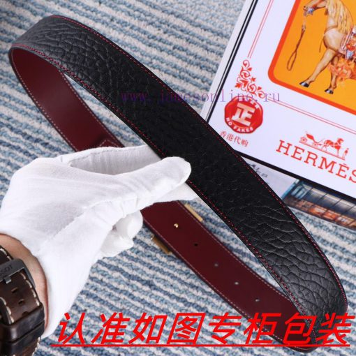 Hermes Belt ️ BeltThe material is made of 100% top layer cowhide, ensuring that 24k pure ste l3gmhgi7 - Image 8