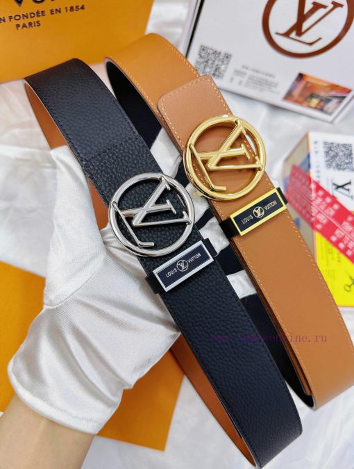 Belt LV Louis Vuitton's top tier replicaThe waistband is made of 100% head layer cowhide, en d4tvgwpw
