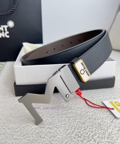Montblanc Montblanc ️ Belt and beltBuckle, new original classic boutique two-color buckle, p 1515mjzw