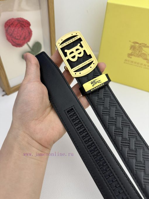 Burberry automatic beltMaterial: Leather Belt with 100% Head Layer. The leather belt is guar licrw4b9 - Image 8