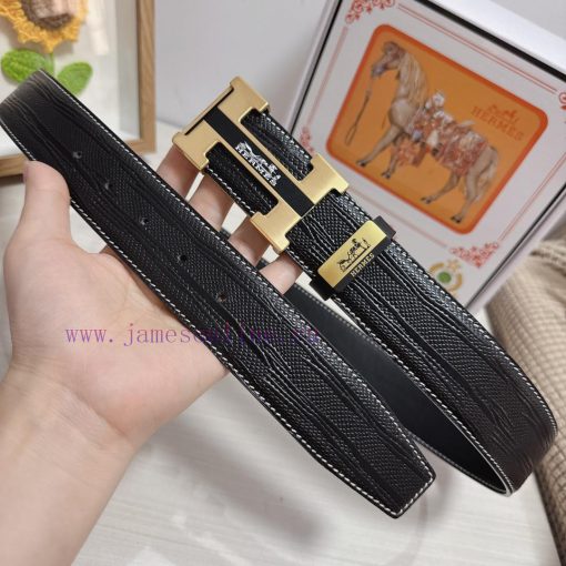 Hermes Hermès  Material: Leather Belt with 100% Head Layer. The leather belt is guaranteed t qcibtnr4 - Image 3
