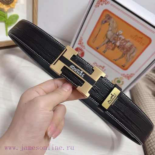 Hermes Hermès  Material: Leather Belt with 100% Head Layer. The leather belt is guaranteed t qcibtnr4 - Image 6