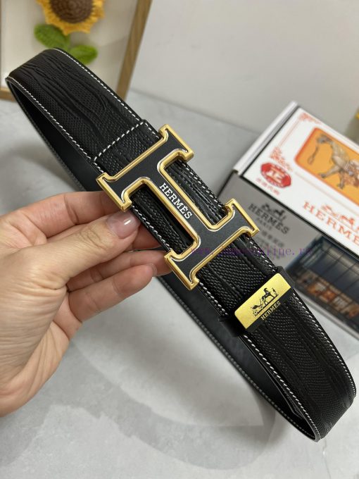 Hermes Hermès  Material: Leather Belt with 100% Head Layer. The leather belt is guaranteed t h41b4zu3 - Image 6