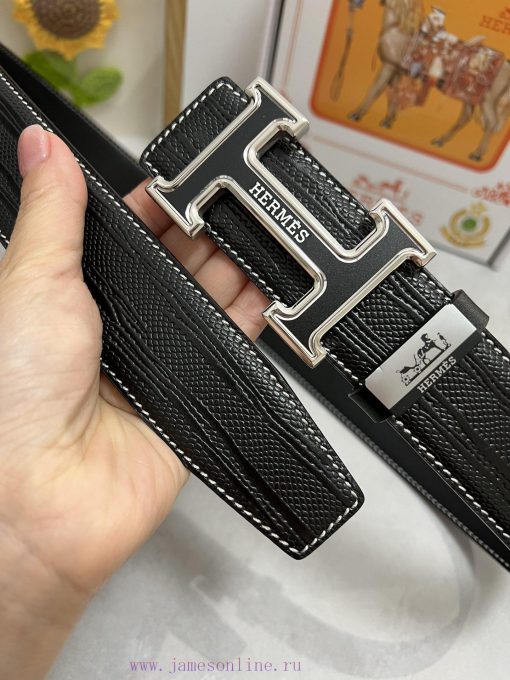 Hermes Hermès  Material: Leather Belt with 100% Head Layer. The leather belt is guaranteed t 6jt2tq0a - Image 4