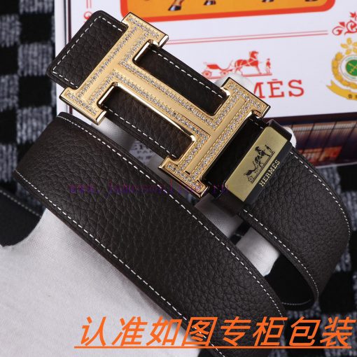 Men's belt HermesMen's leather belt is made of 100% head layer cowhide, ensuring that the 24 apml89qa - Image 6